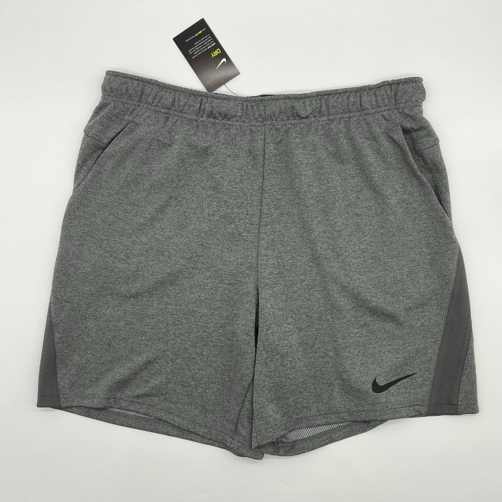 Nike Men's Dri-fit 8" Training Shorts Activewear Grey US XXL